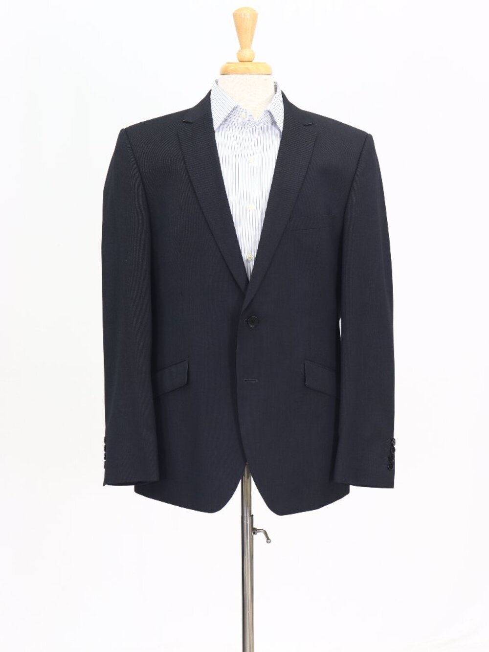 Digel 44R Gray Blazer Sport Coat Jacket 2-Button Solid W745